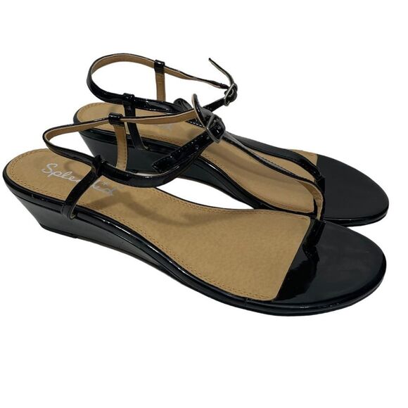 NWOT Splendid Black Heeled Sandals - Picture 1 of 6